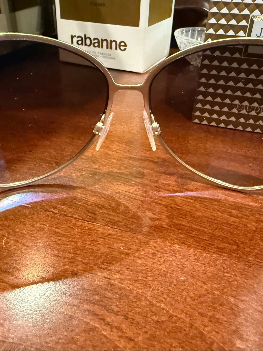 Roberto Cavalli Black Lens Sunglasses with Gold-Tone Frame